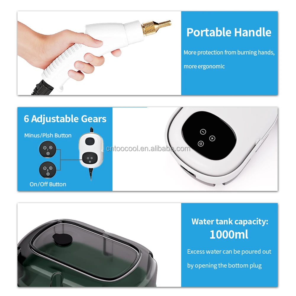2024 New innovation handheld steam vacuum cleaner kitchen steam cleaning machine