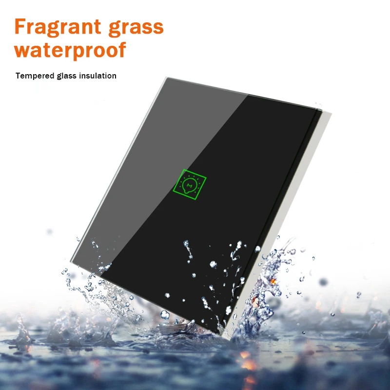 Европейский Великобритании интеллектуальное управление освещением водонепроницаемый переключатель приложение и Alexa Google интеллектуальных домашних Wi-Fi сенсорный вкл/выкл переключатель Tuya