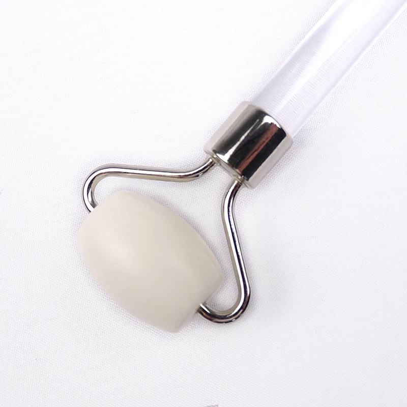 Wholesale Beauty Lift Skin Facial Care Mini Massager Gua Sha White Jade Roller