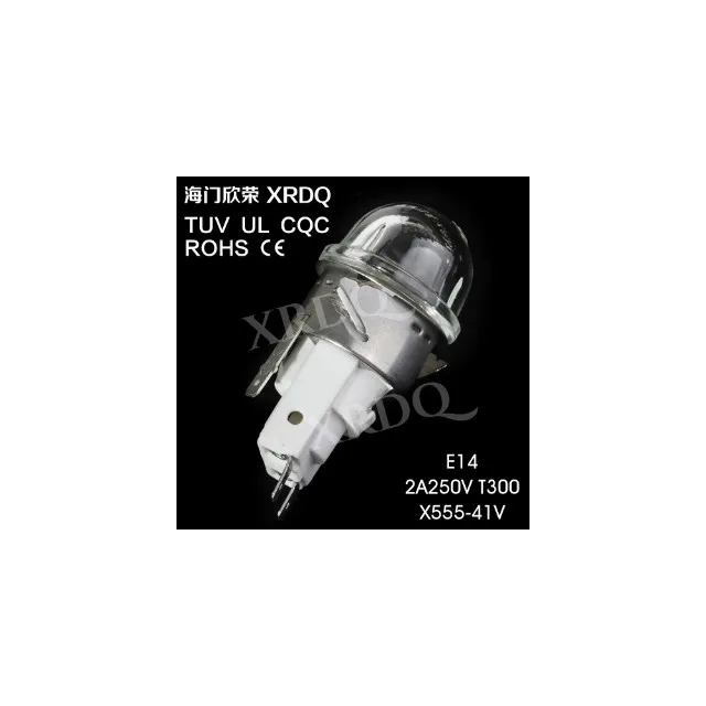 
X555-41V E14 Oven lamp light bulbs sockets holder high temperature steamer microwave 