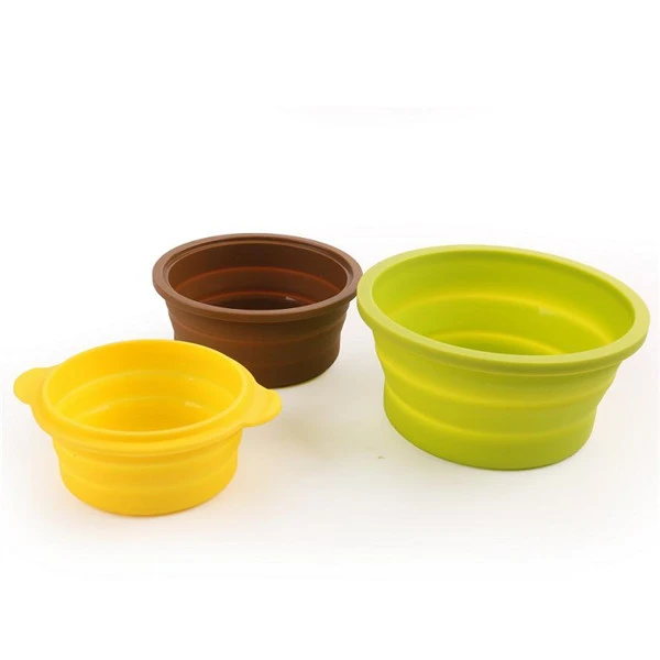 lovable dog silicone pet bowl