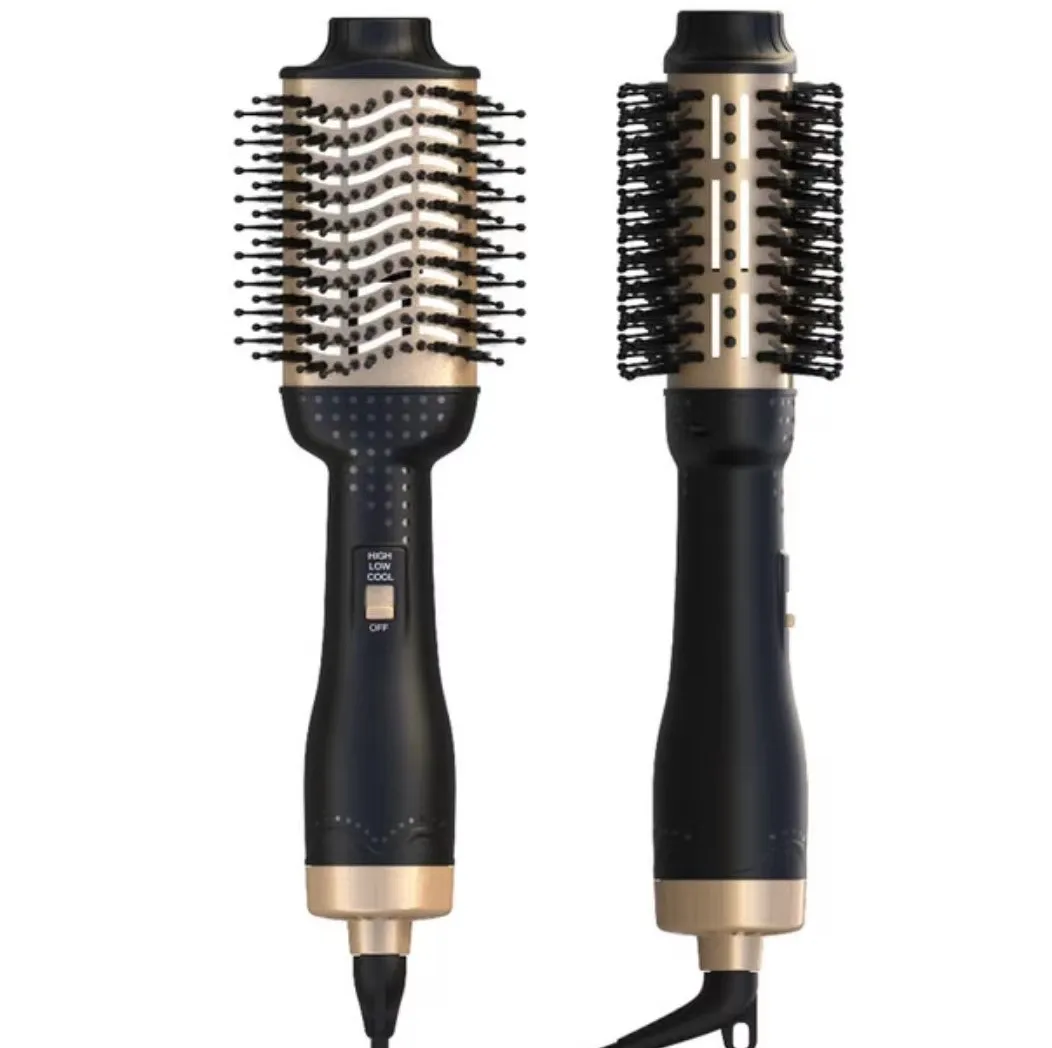 Professional 1200W Hot Ceramic 3 In 1 One Step Blow Hair Dryer Straightener And Styler Rotary Volumizer Electric Hot Air Brush