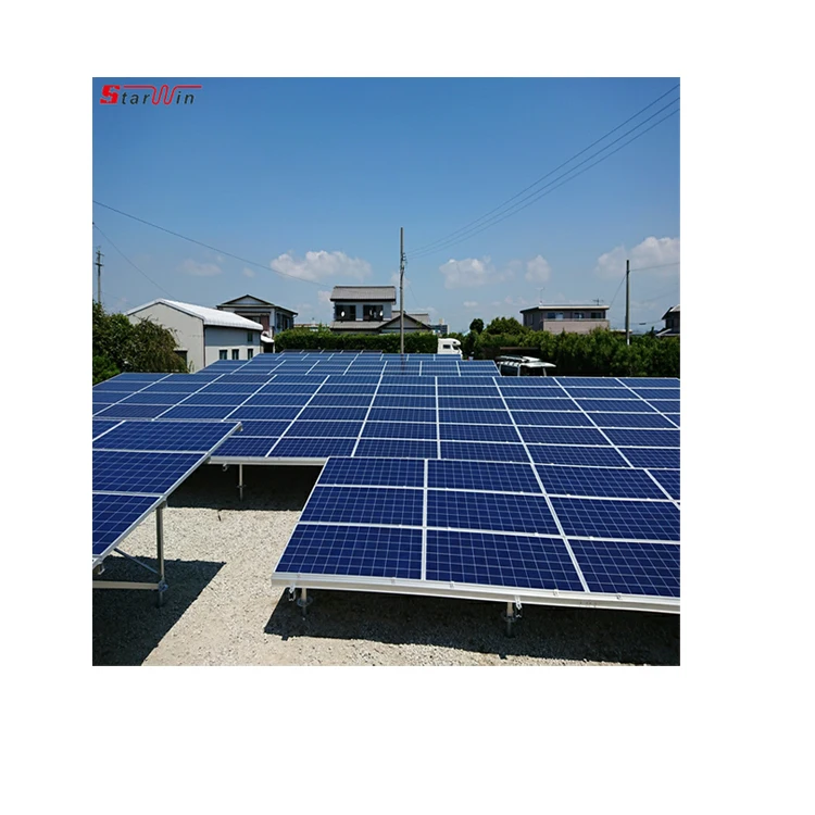 two pole aluminium galvanized solar panel ground racking / mounting / mount system