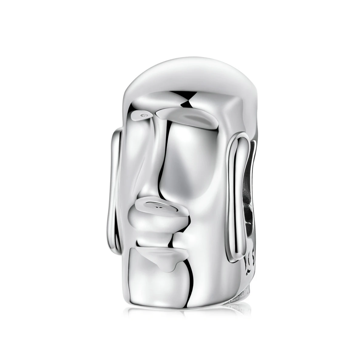 LEICARE 925 Sterling Silver Easter Island Statue Charm Bead for DIY Bracelet Jewelry Making