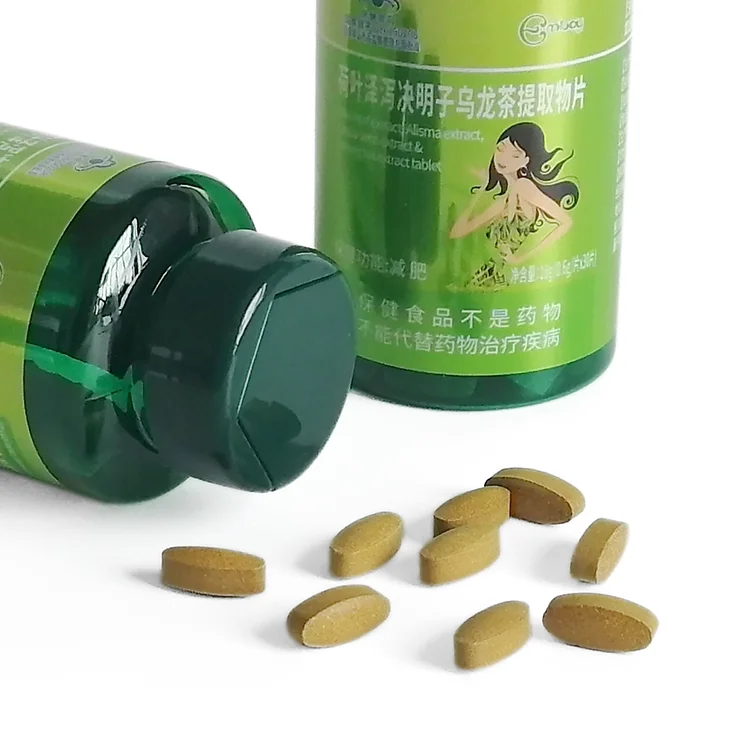 Таблетки с экстрактом чая Lotus Leaf Alisma Cassia Oolong