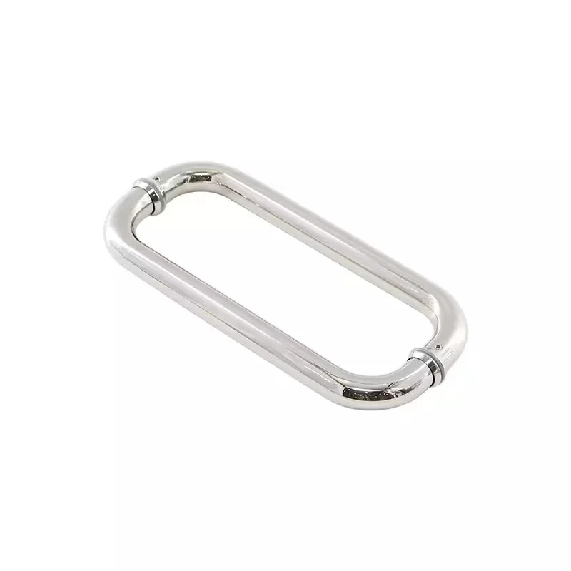 Высокопрочные металлические фитинги, стеклянная смывная двухсторонняя ручка для душевой комнаты, стеклянная дверная ручка, стеклянная дверная ручка для душа