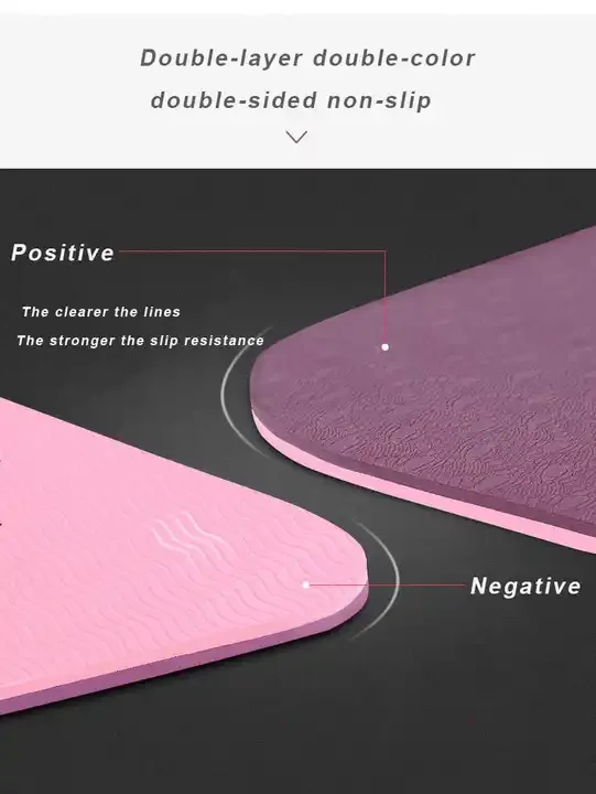 Eco Friendly Custom Logo Low Price Wholesale Pilates Mat Anti Slip Eco Friendly Fitness Exercise TPE Yoga Mat