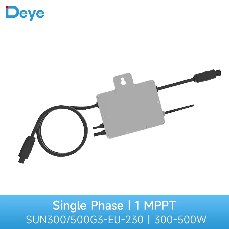 Deye Grid-tied Microinverter 1MPPT Single Phase IP67 300W 500W Micro Inverter