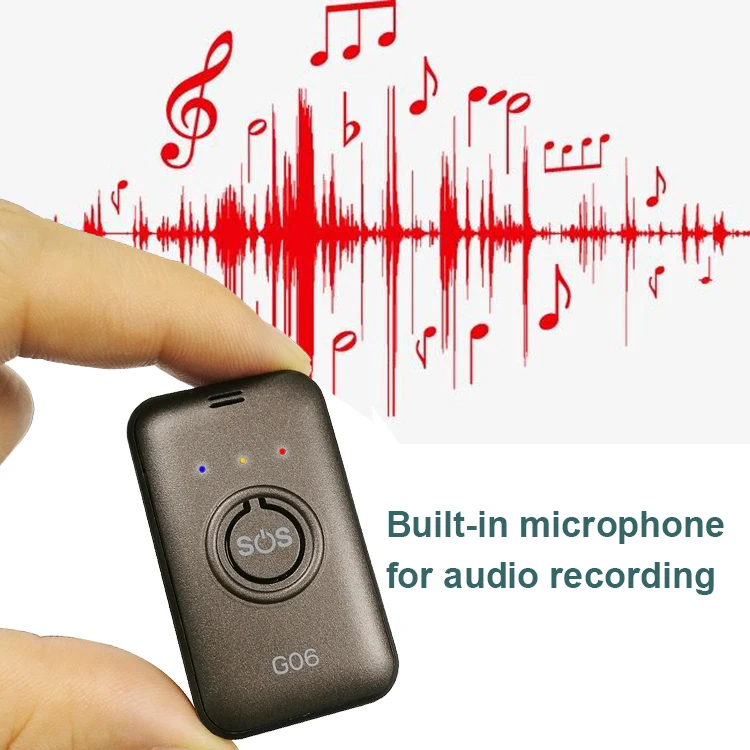 G06 Mini GPS GSM Tracker SOS Two Way Phone Talking  Anti-Lost Locator for Kids Elderly Personal