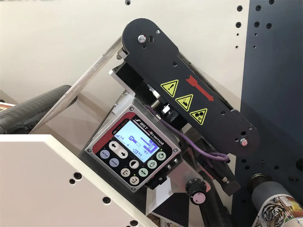 ZMQ high speed factory price label hot stamping foil semi rotary auto die cutting machine