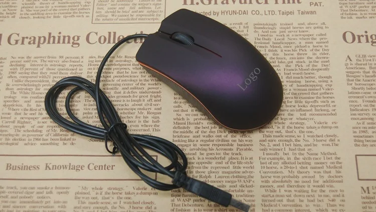 3D Wired USB Optical Mouse for Office, Promotion, OEM 1.2M cable for PC Laptop MacBook computer mouse