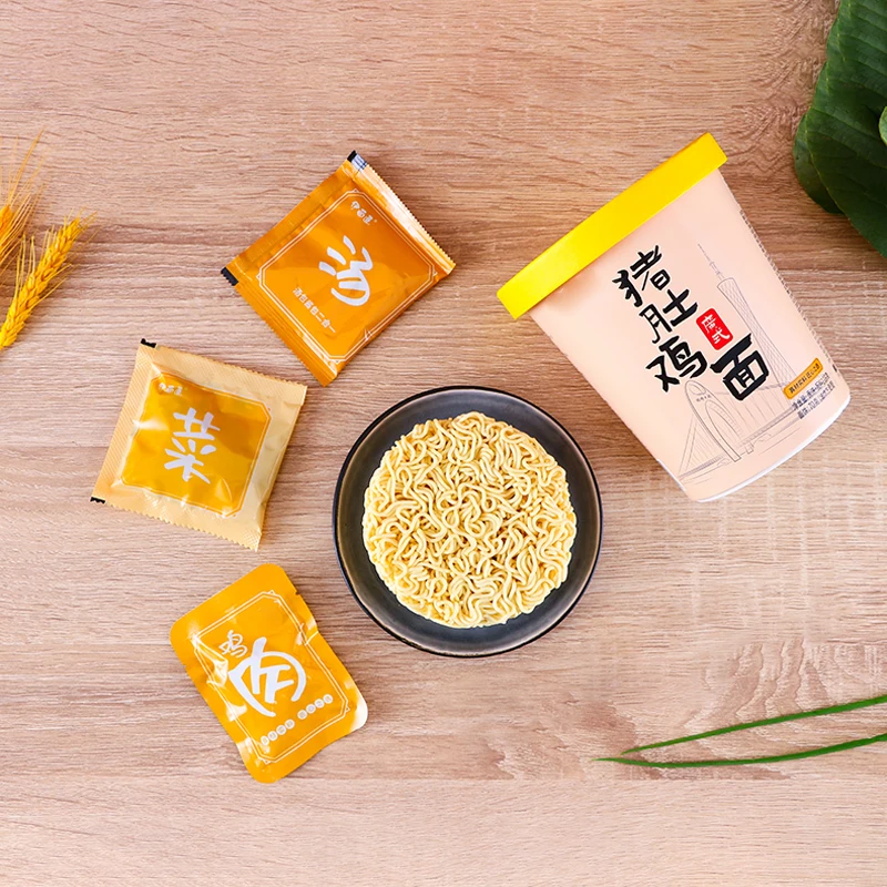 135g in a bowl instant cup noodles served as a substitute braised beef noodles buldak noodles ramen