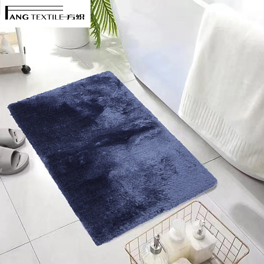 
Luxury Bathtub Floor Mats Microfiber Tufted Non Slip Shower Mat Rugs For Bath Room 
