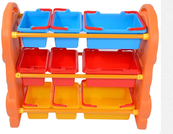 Good kids HDPF factory price toy shelf storage cabinet