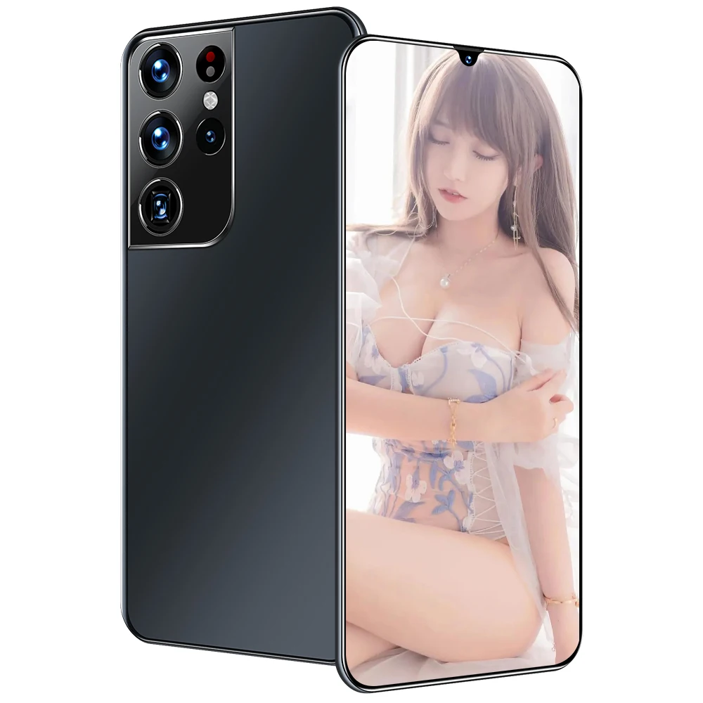  2022 Новый S21 + Ультра телефон Глобальная версия смартфона 12 Гб 512 ГБ Android мобильных телефонов оригинальные неблокированные 5G мобильные