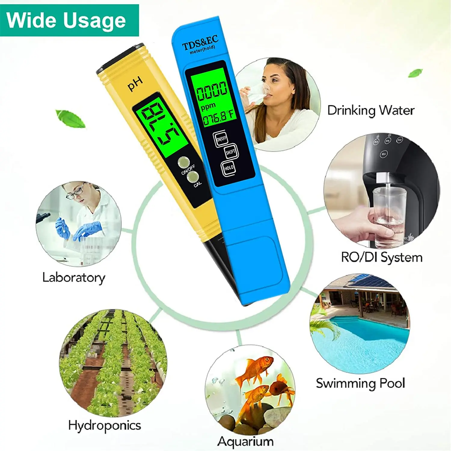  В аквариум датчик Arduino Ph-803W Ec Tds метр портативный цифровой рН-метр ручка типа встроенных Medidor PH Портативный