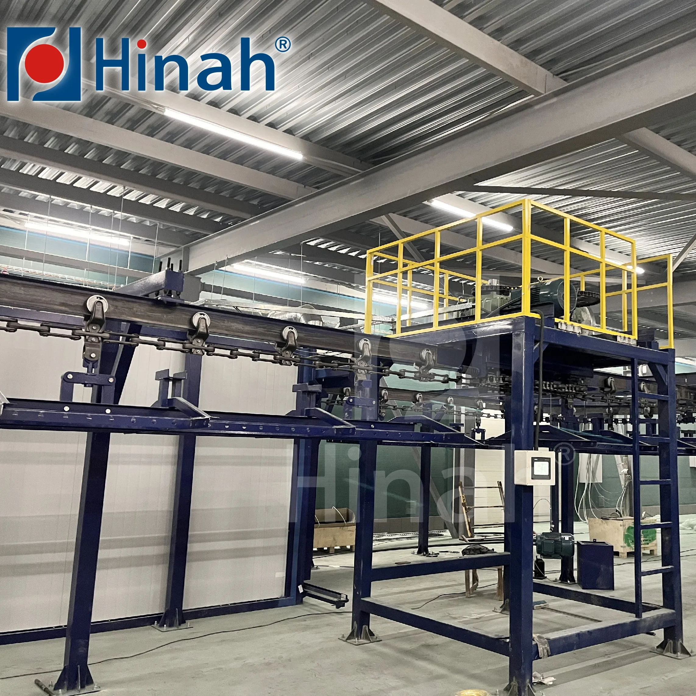 Fluidized Bed Powder Dipping Coating system machine line for bus bar