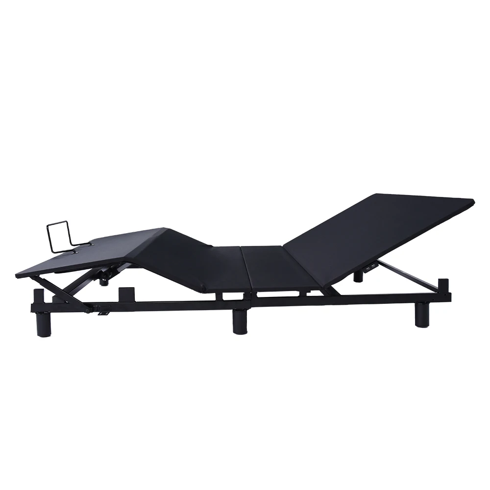 Tecforcare German Design smart bed app control king size adjustable bed frame hotel electric adjustable bed base with okin motor