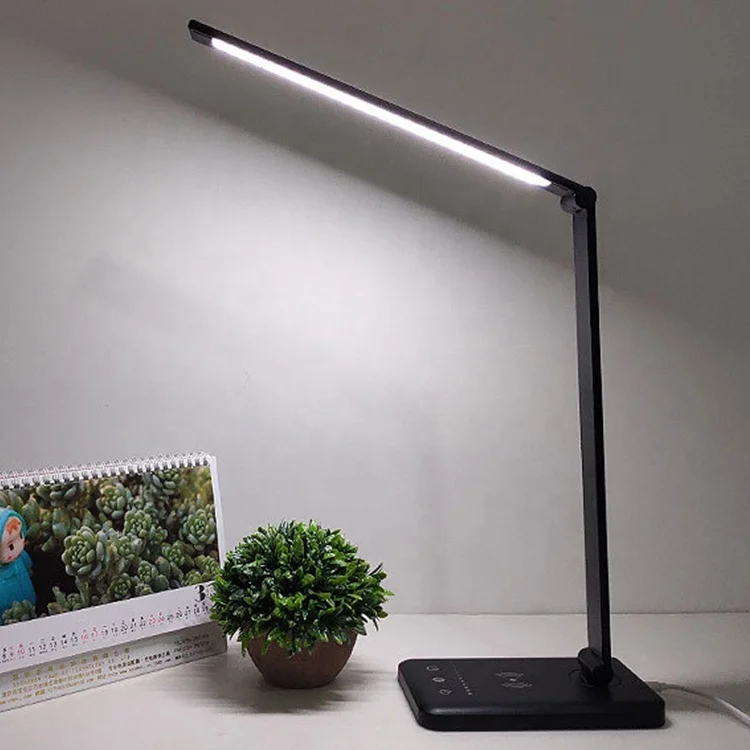 2021 Hot Portable Selling Wireless Charging Eye Protection Led Desk Lamp Smart Table Lamp