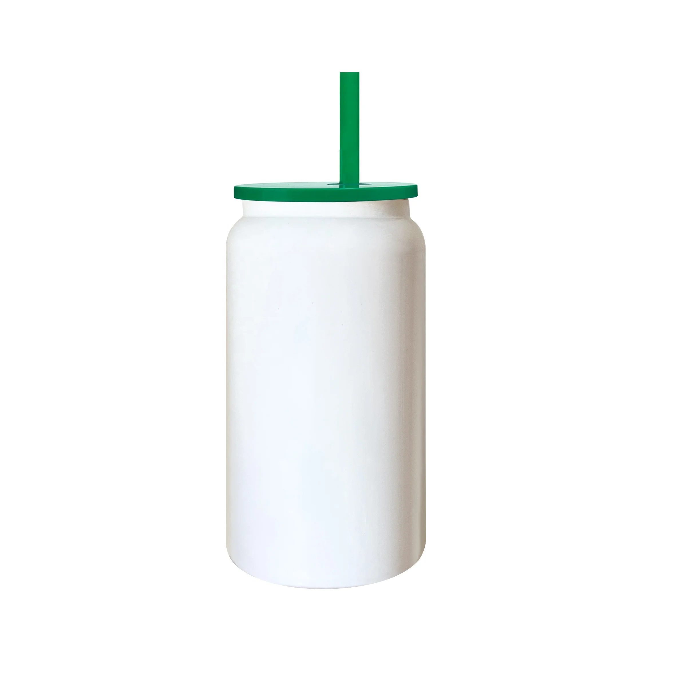 A mazon hot sale 16oz double walled sublimation stainless steel tumbler sublimation soda can sublimation beer can