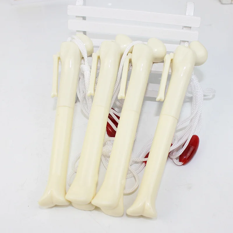 Promotional Advertising Novelty Hospital doctors nurses ballpoint pens Bone Shaped Ballpoint Pen Plastic Creative Ball Pen