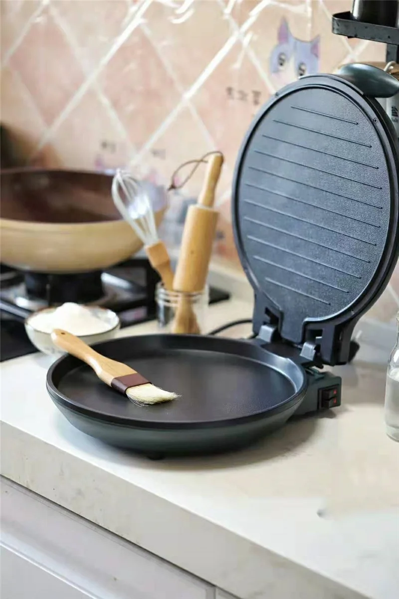 New Type 30cm Handy Round Non-stick 2in1 Multifunction Electric Grill Pan