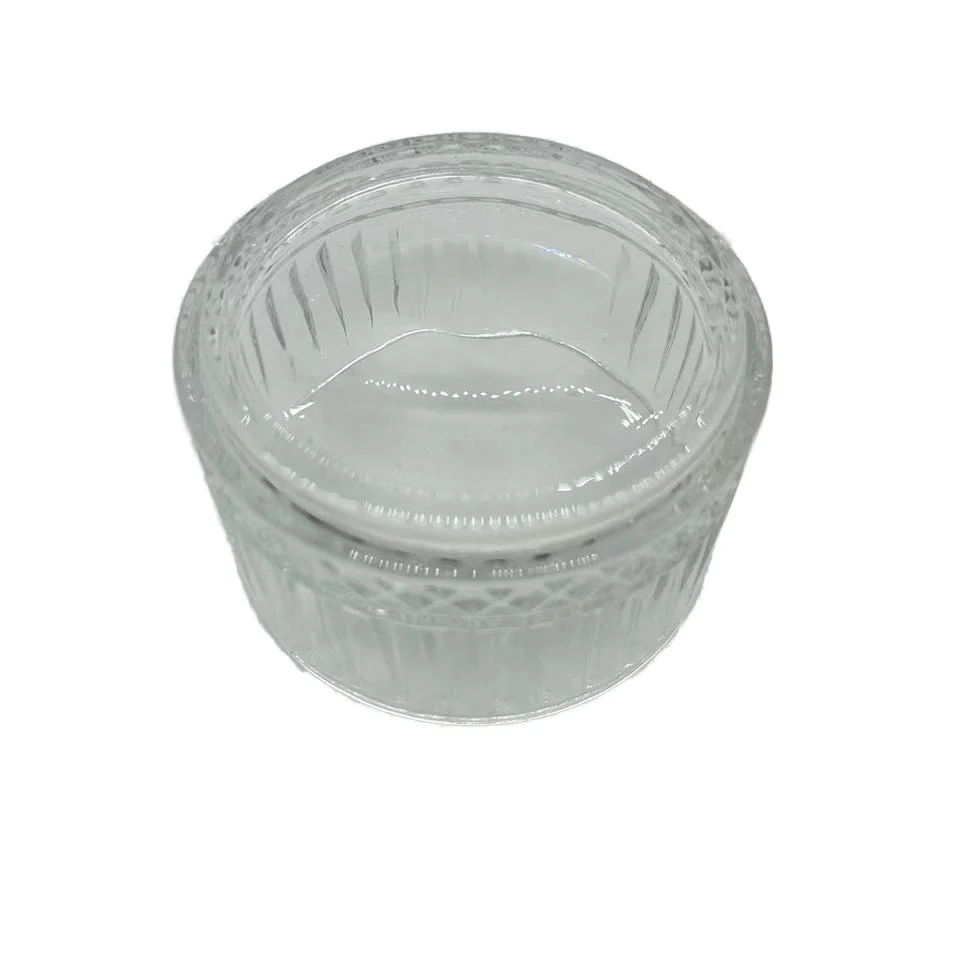 Mini Glass Bowl Set New Design High White Clear Engraving Large PP Serving Mixing Bowl for Sauce 6pcs Set Commercial Food Use