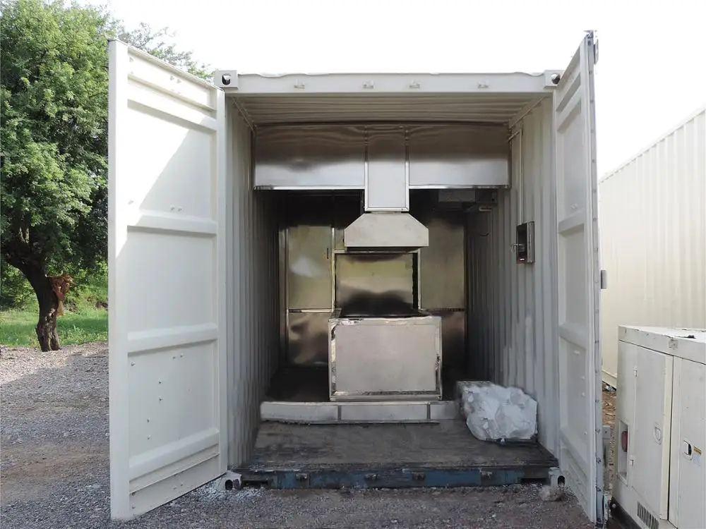 Environmental 24001 Certificated Electrical Cremation Machine for Human, No Smell Durable Cremator on Truck ISO CE
