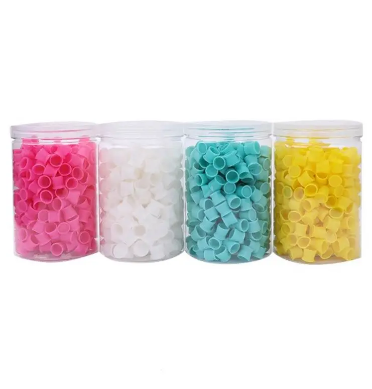 Disposable Permanent Makeup Beauty Ring Divider Other Body Art Soft Silicone Microblading Tattoo Ink Cup