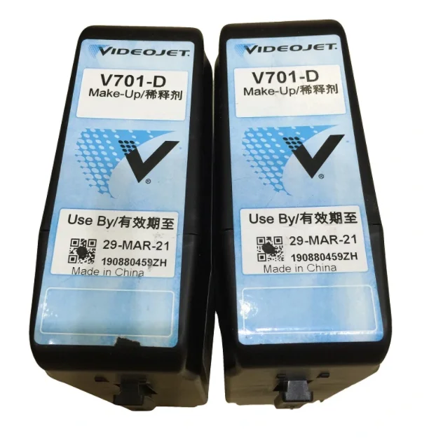 Videojet 1000 Series Machine Ink Consumable Original V706-D Makeup Solvent with