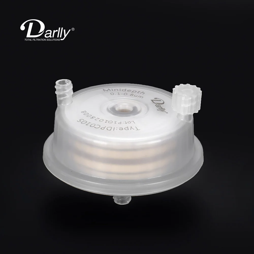 Capsule Filters designed for Bio-products industry Cellulose or filter-aids or resins media for Liquid Filtration Lab Filter