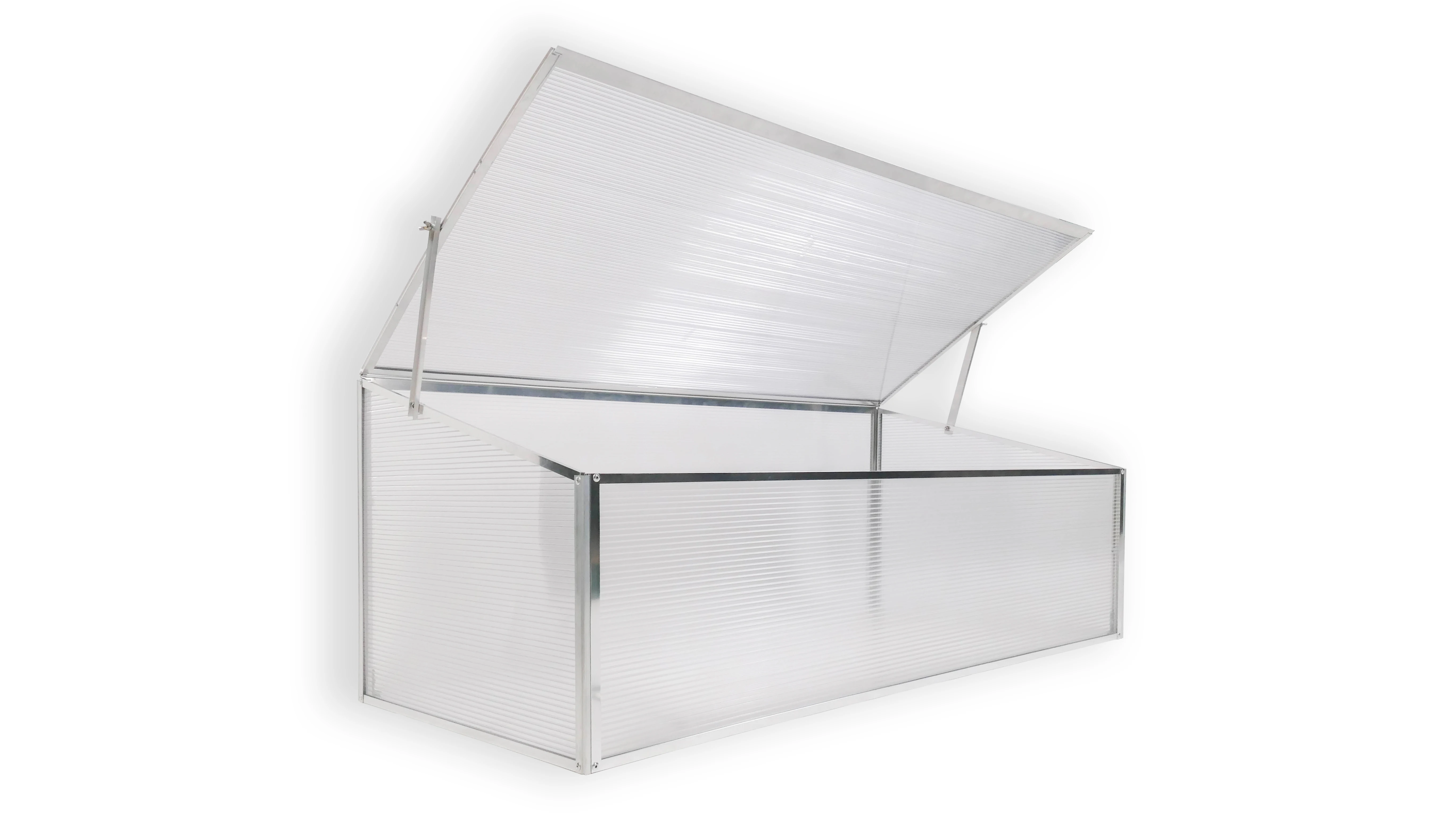 Aluminum Polycarbonate Cold Frame Grow Green House For Garden Plants Raised Bed Greenhouse Aluminum Cold Frame Outdoor For Crops