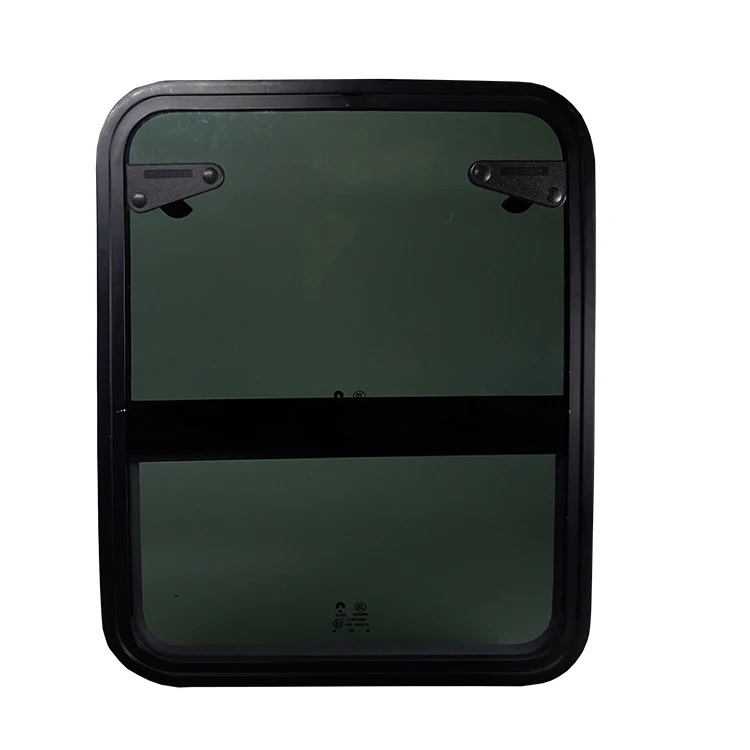 RV Vertical Windows With Two Locks Camper Sliding Glass Window Price For Horse Trailer