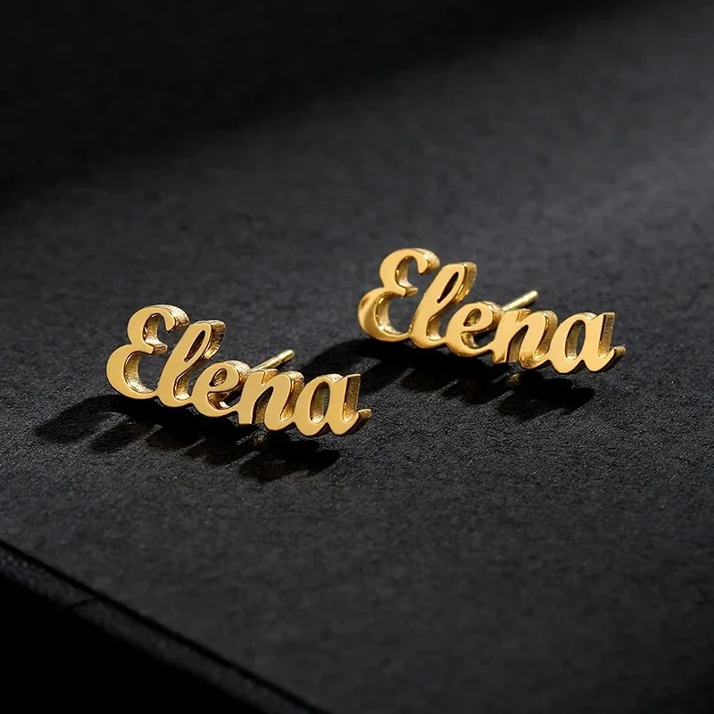 Custom Name Personalized Jewelry Stainless Steel Necklace Earrings With OEM/ODM Design