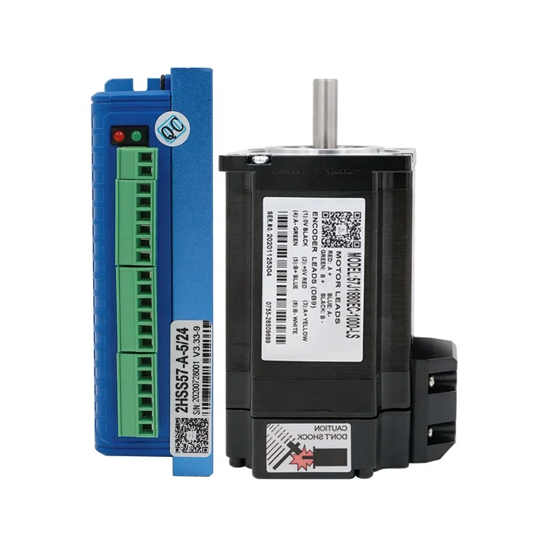 57J1880EC-1000-LS+2HSS57 Easy servo systems closed loop 2 phase nema 23 2.0nm motor with encoder