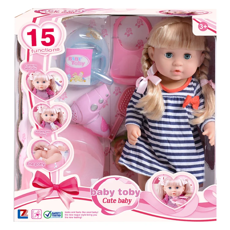 17 Inch IC Doll Set girl birthday best present pretend play doll toys set with  accessories