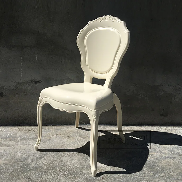 Event wedding outdoor plastic cafe chairs black and white dining chair for banquet PC chair wedding