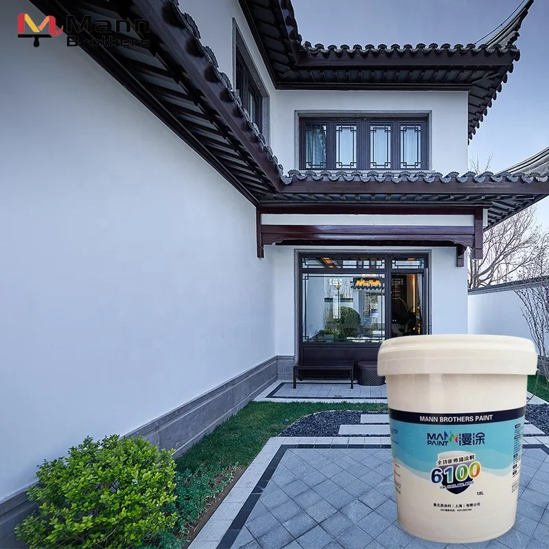 Exterior wall emulsion paint non-toxic environmental protection paint can be brushed