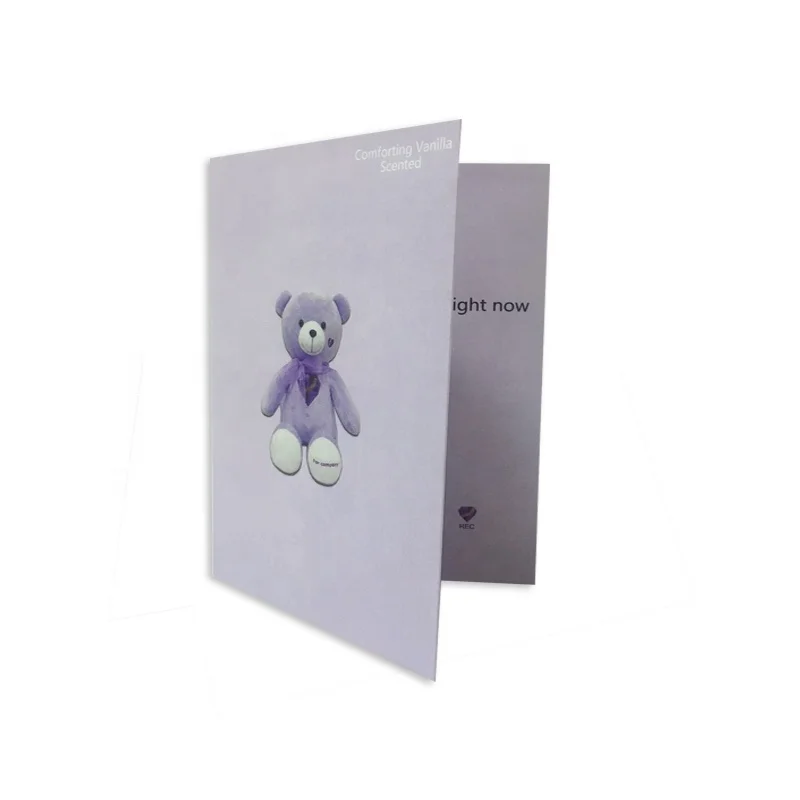 Best sales recording greeting card festival celebration gift sound record card with printing