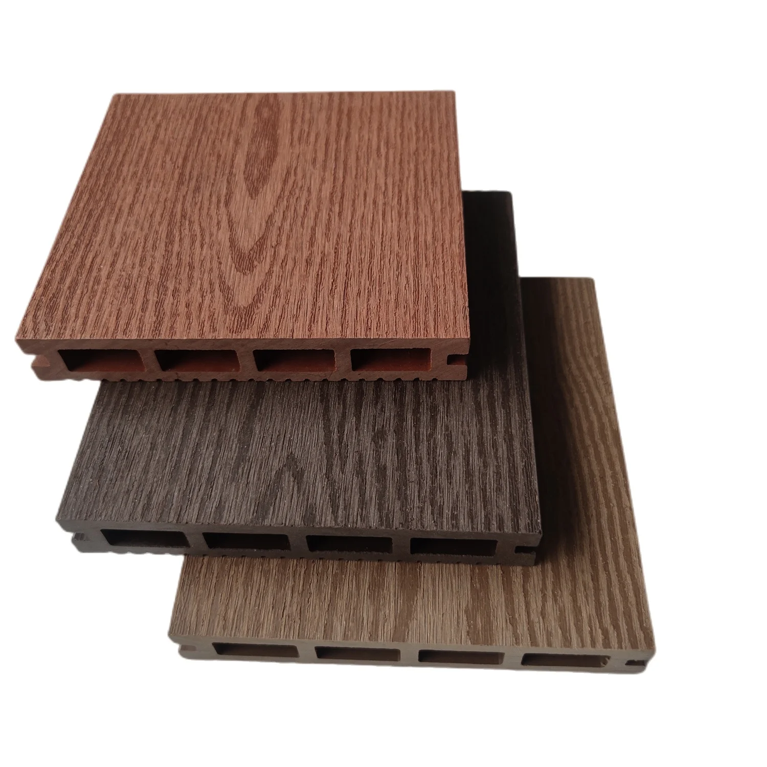 Hisoa China Bamboo plastic anti-UV WPC decking/ outdoor Artificial Wood Flooring