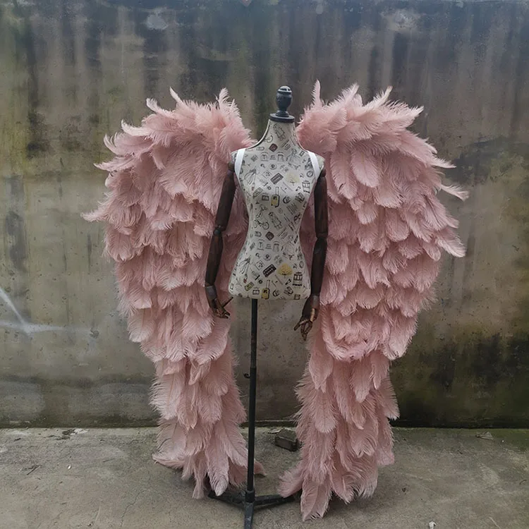 Handmade Adult Size Fairy Angel Wings Dance Angel Wings Made From Ostrich Feather Angel Wings Photo Props Decoration
