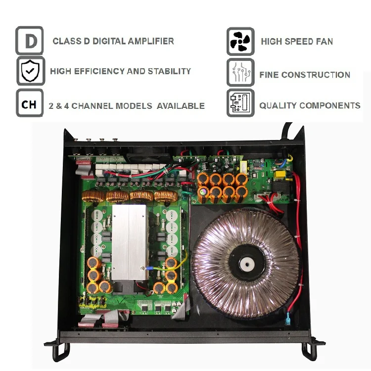 Amplifiers Audio 2 Channel 4 Available Power Amplifier Power Amplifier