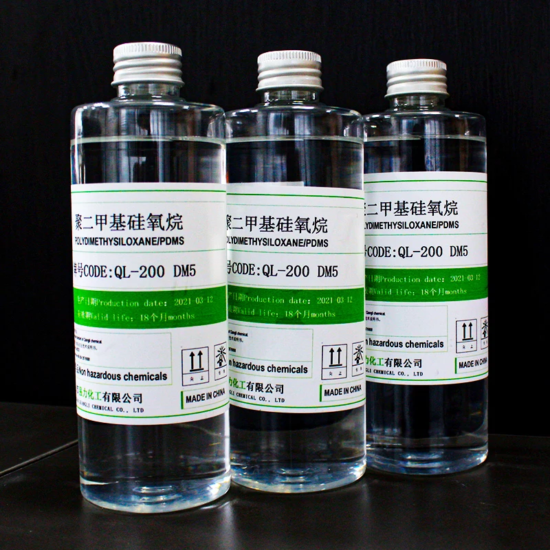 QL50  Dielectric fluid polydimethylsiloxane silicone oil 201 for anti oxidant  ASIC cooling