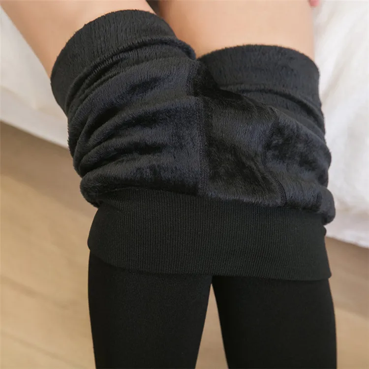 Factory Cheap Wholesale Women Fitness Tights High Elasticity Trousers Warm Thick Pants Winter Leggings