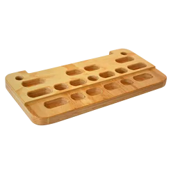 Треугольная деревянная накладка на палец для скалолазания подходит для уличных и домашних тренировок