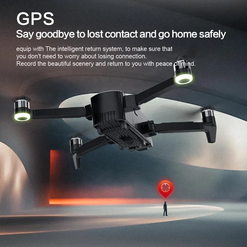 B6SE складной Дрон с дистанционным управлением Профессиональный радиоуправляемый GPS HD 4K Pro с камерой Дрон