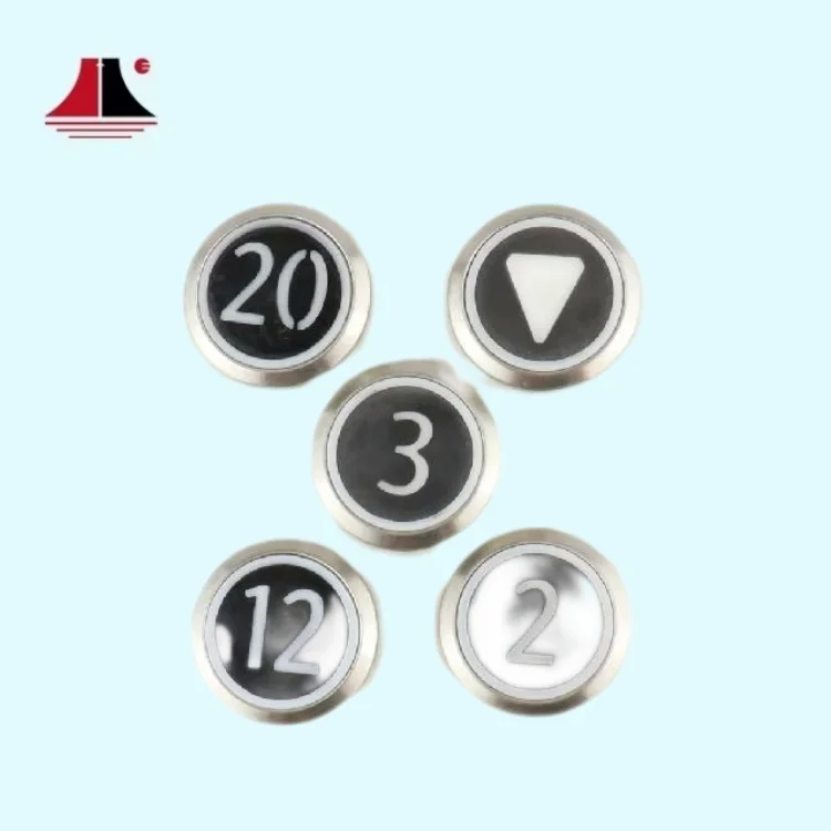 Fast shipping fit for KONE Elevator for 300 Stainless Steel Elevator Push Call Button Black for Buttons KDS50 300