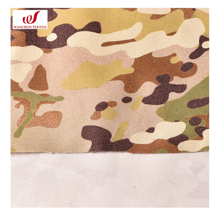 100% Nylon CORDURA  500DX500D Military Printed PU Waterproof Fabric for Bag Outdoor