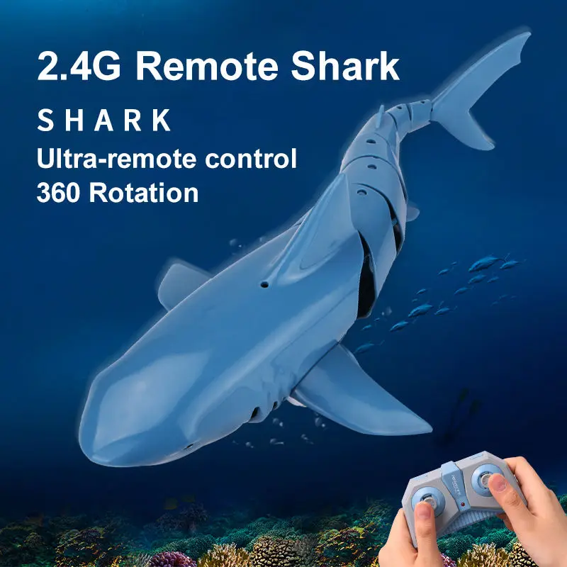 kid toy Flying Underwater Shark Remote Control Shark toy Kids Radio Control Swimming Shark