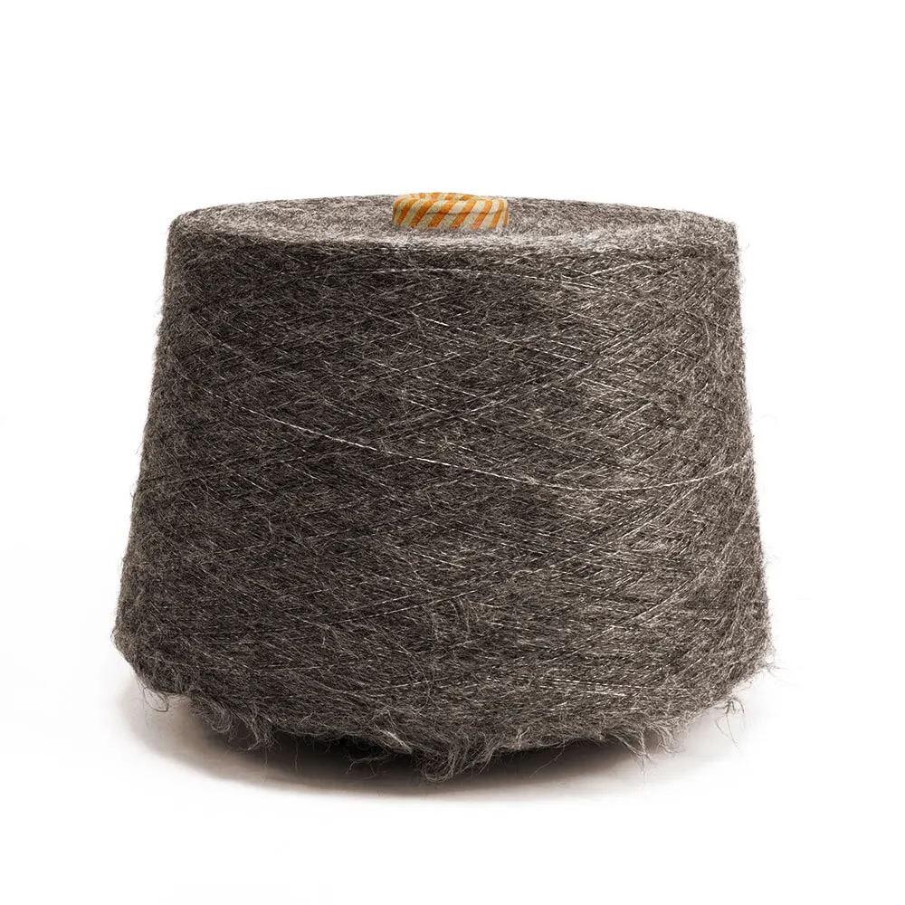 reasonable price Blended yarn polyester yarn for scarf soft feeling